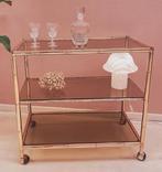 Trolley italiaans faux bamboo wieltjes vintage, Ophalen
