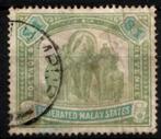 Mooi kavel Commonwealth Malaya HZZ190., Verzenden, Gestempeld