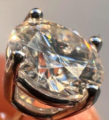 Grote 1.16ct Moissanite Oorbellen 925 Zilver GRA Certificaat beschikbaar voor biedingen