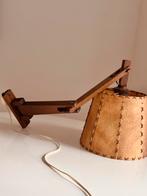 Muurlamp Vintage Hout Midcentury Deens Wabi Sabi, Ophalen of Verzenden, Gebruikt, Hout, Vintage,retro, Wabi Sabi, Midcentury, Deens