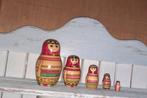 Brocante Russische matroesjka's stapelpoppen., Antiek en Kunst, Ophalen of Verzenden