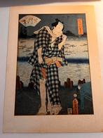 Utagawa Kunisada Isami Ikichi 1862 Japanse Houtdruk, Ophalen of Verzenden