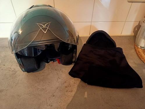 Demm Motorhelm/Jethelm met zonnevizier..Easy Rider., Motoren, Kleding | Motorhelmen, Jethelm, XS, Overige merken, Tweedehands
