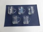 5 thee glazen van Jan du Bouvrie, Huis en Inrichting, Keuken | Servies, Glas of Glazen, Gebruikt, Ophalen of Verzenden, Glas