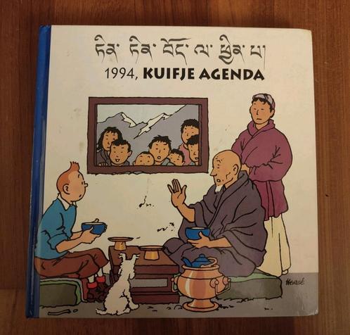 Kuifje agenda - 1994 - speciale editie "Kuifje in Tibet", Verzamelen, Stripfiguren, Zo goed als nieuw, Overige typen, Kuifje, Ophalen of Verzenden
