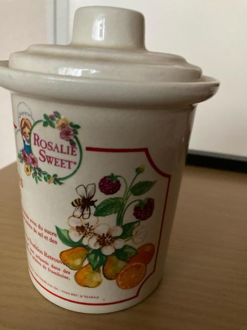 Bonbonnière vintage snoeppot toffees Rosalie Sweet reclame, Antiek en Kunst, Curiosa en Brocante, Verzenden
