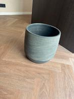 Groene Bloempot 30cm, Rond, Binnen, Zo goed als nieuw, Minder dan 40 cm