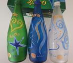 3 Millennium waterflessen van Perrier. Limited edition 1999, Ophalen of Verzenden, Gebruikt, Verpakking