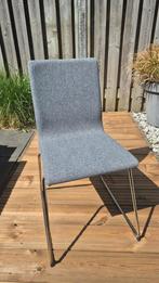 Grijze stoelen stof, gratis afhalen, Huis en Inrichting, Stoelen, Ophalen, Zo goed als nieuw, Grijs, Stof