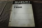 Suzuki T500 II , III, R , J 1972 motorcycle parts catalogue, Motoren, Ophalen of Verzenden, Suzuki