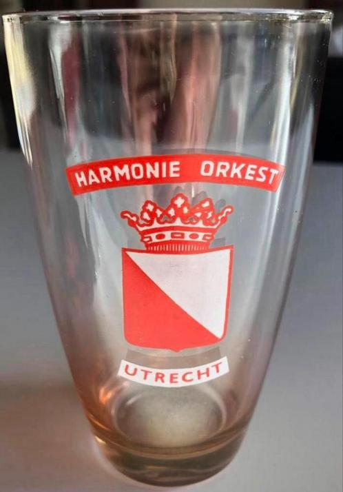 Bierglas Harmonieorkest UTRECHT harmonie orkest, Verzamelen, Biermerken, Zo goed als nieuw, Glas of Glazen, Overige merken, Ophalen of Verzenden