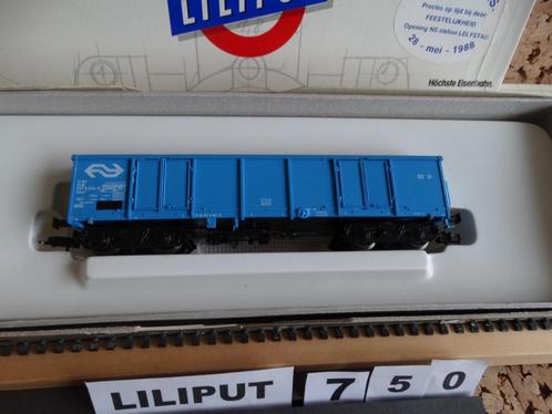 HO Liliput adv 750: 4 x Liliput 244 40, NS met OVP., Hobby en Vrije tijd, Modeltreinen | H0, Zo goed als nieuw, Wagon, Gelijkstroom of Wisselstroom