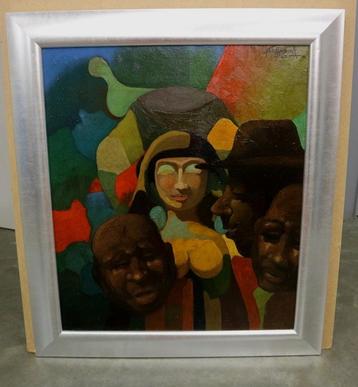 Jacques HORCKMANS, compositie met figuren beschikbaar voor biedingen