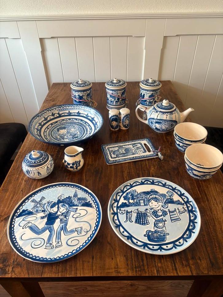 Blond Amsterdam delfs blauw, Huis en Inrichting, Keuken | Servies, Zo goed als nieuw, Overige typen, Blond Amsterdam, Aardewerk