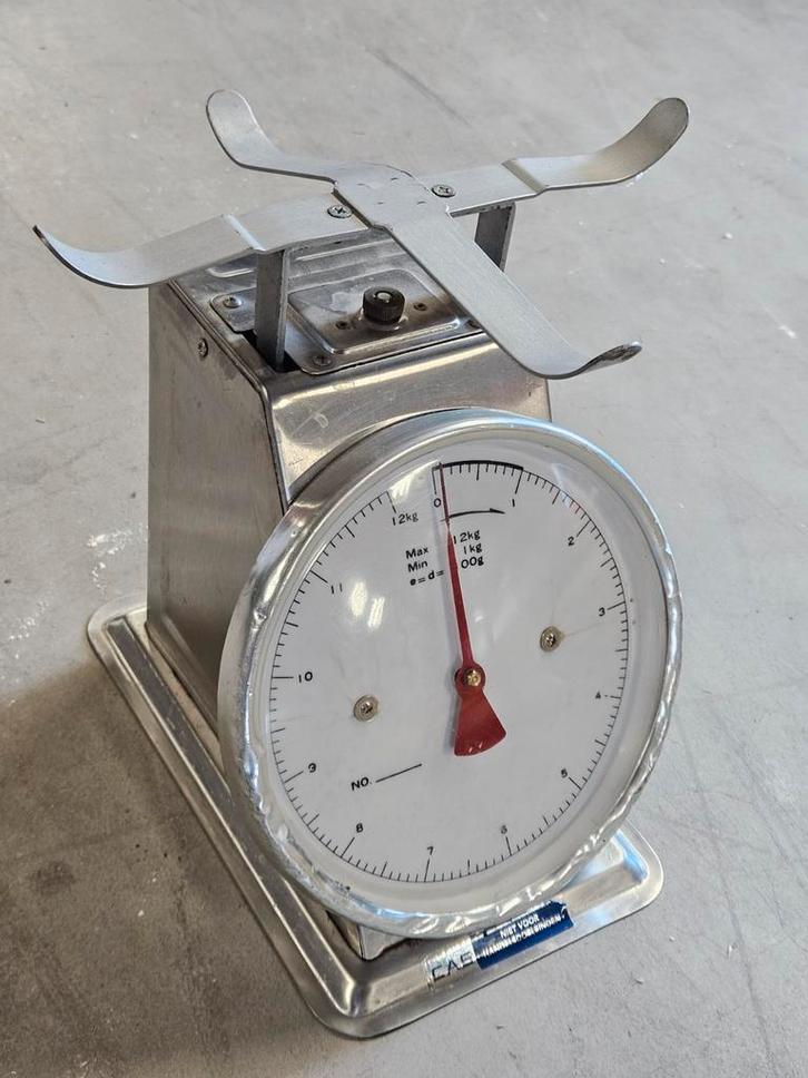 Vintage CAE Balans Weegschaal - 12kg, Antiek en Kunst, Antiek | Gereedschap en Instrumenten, Ophalen of Verzenden