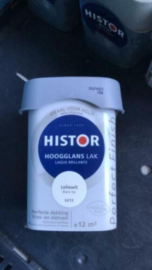 Leliewit 6213 histor hoogglans lak verf wit warm wit nieuw, Huis en Inrichting, Woonaccessoires | Overige, Nieuw, Ophalen of Verzenden
