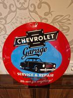 Chevrolet emaille bord, Ophalen of Verzenden, Reclamebord