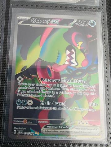 Pokémon kaart Okidogi EX  beschikbaar voor biedingen