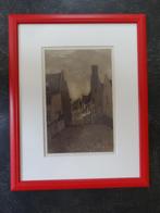 ets straatje Brugge voor 1918, Omer Coppens 1864-1926, Antiek en Kunst, Verzenden