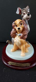 WDCC Walt Disney Classic Collection Lady and Tramp/Vagebond, Ophalen, Overige figuren, Zo goed als nieuw, Beeldje of Figuurtje