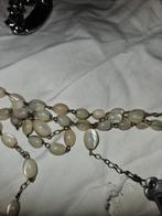 Parel krans met kruis. Echte parels., Ophalen of Verzenden