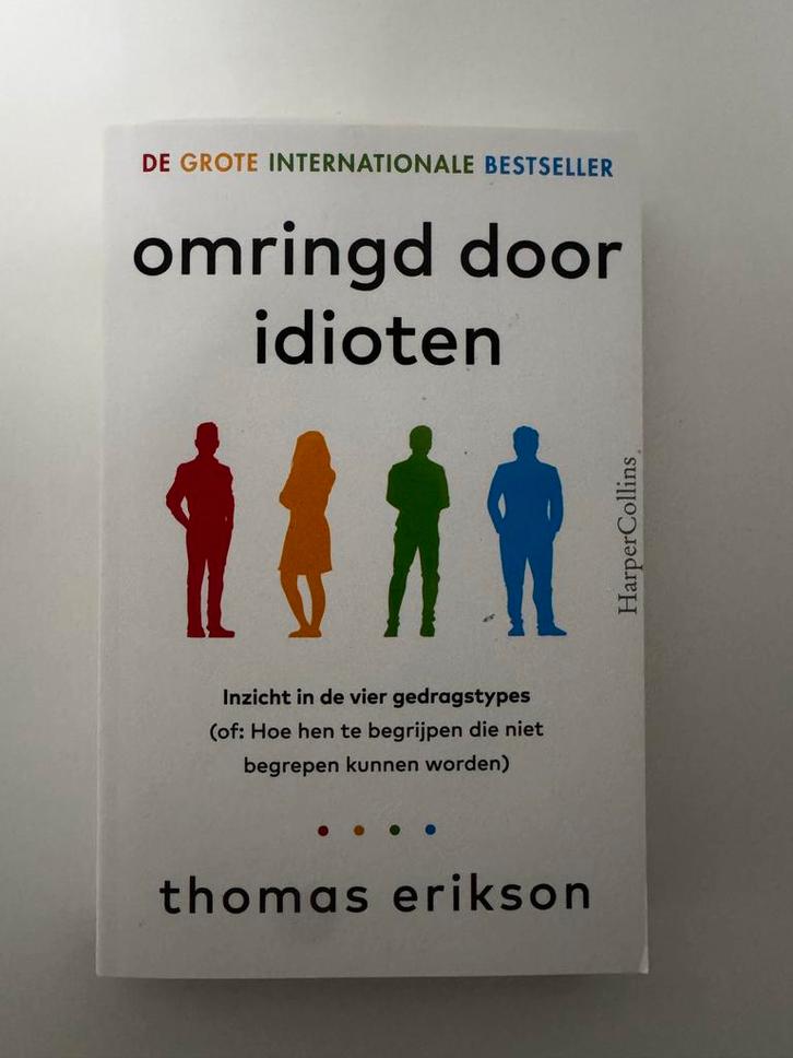 Omringd door idioten - Thomas Erikson, Boeken, Psychologie, Nieuw, Sociale psychologie, Ophalen of Verzenden
