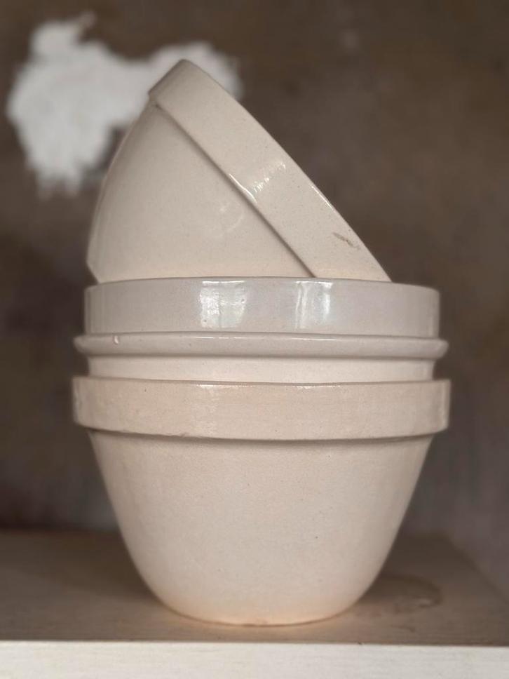 Vintage Engelse Puddingbowls, Antiek en Kunst, Curiosa en Brocante, Ophalen of Verzenden