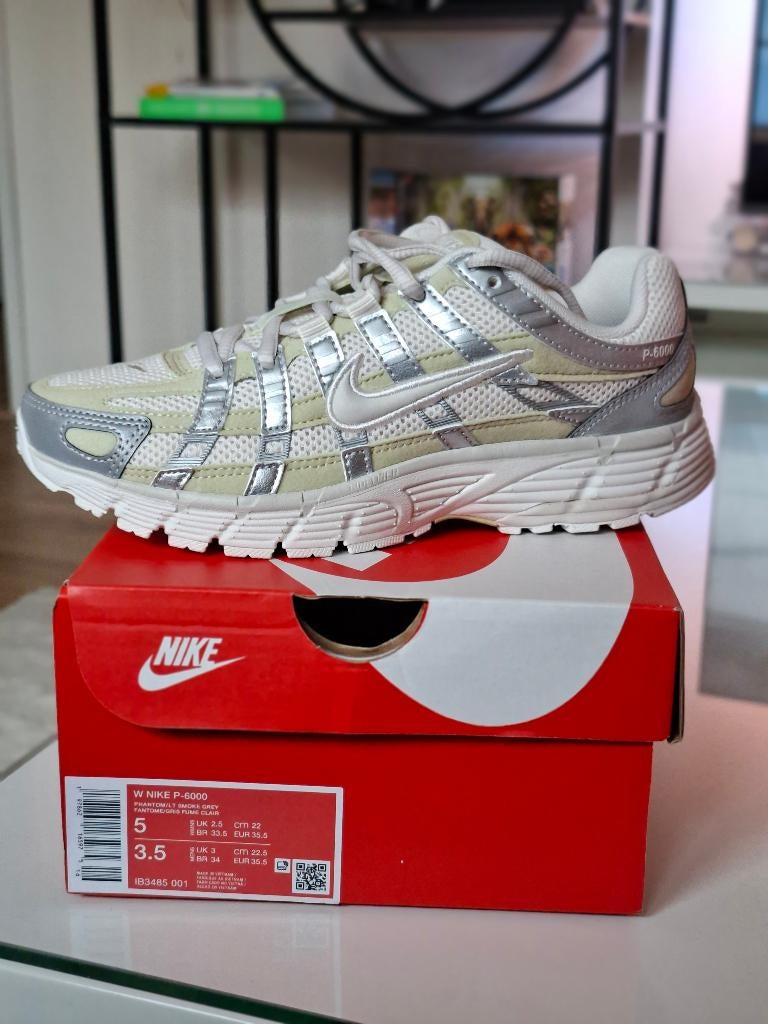 Nike P-6000 Lt Smoke Grey, maat 35.5, Wit, Nike, Nieuw, Ophalen of Verzenden