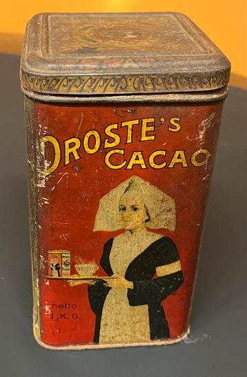 Vintage Droste Cacao Blik – 1KG – Origineel Antiek beschikbaar voor biedingen