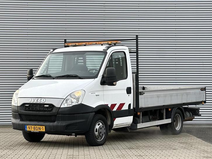 Iveco Daily 50C14G 375 CNG Openlaadbak Pritsche clima, Auto's, Bestelauto's, Bedrijf, Te koop, ABS, Airbags, Airconditioning, Alarm