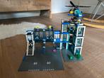 Lego Politie Kazerne + Helikopter, Ophalen of Verzenden, Gebruikt, Complete set, Lego