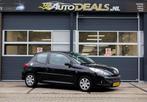Peugeot 206 + 1.4 XS EERSTE EIGENAAR LAGE KM STAND AIRCO, Auto's, Voorwielaandrijving, Metallic lak, 4 cilinders, Zwart
