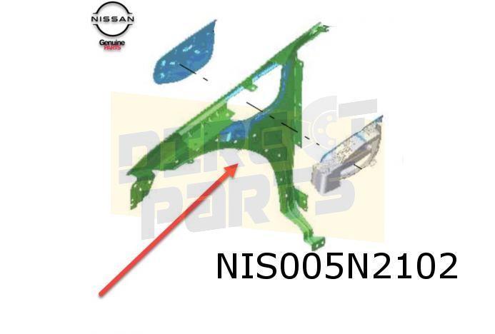 Nissan Ariya (7/22-) Voorscherm Rechts voor Origineel! F3100, Auto-onderdelen, Carrosserie en Plaatwerk, Bumper, Nissan, Nieuw