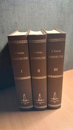 Calvijn - Institutie (3 delen), Boeken, Ophalen of Verzenden, Gelezen, J. Calvijn, Christendom | Protestants