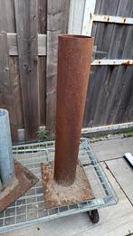 Stalen buis met voet, Overige materialen, Overige typen, Ophalen of Verzenden, Zo goed als nieuw