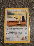 Blaine's Doduo 61/132 Gym Challenge Wotc Kaart 1999-2000, Hobby en Vrije tijd, Verzamelkaartspellen | Pokémon, Ophalen of Verzenden