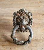 Oude verweerde ijzeren deurklopper, Ophalen of Verzenden