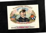 The Invincible schley   etiket, Verzamelen, Ophalen of Verzenden, Gebruikt, Sigarenbandjes