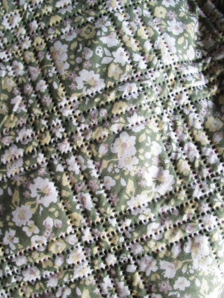 Sprei~Beddesprei of Plaid~Beddensprei~Groen, Huis en Inrichting, Slaapkamer | Beddengoed, Zo goed als nieuw, Overige typen, Tweepersoons