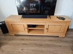 Blank eiken tv-meubel, Ophalen, Zo goed als nieuw, 25 tot 50 cm, Minder dan 100 cm