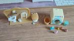 Sylvanian families badkamer en wasmachine, Ophalen of Verzenden, Zo goed als nieuw, Poppenhuis