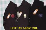 Lot: 3x Heren t-shirt Petrol Industries 2XL XXL  nieuw, Petrol Industries, Verzenden, Zwart, Nieuw