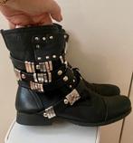 Sasha leren laarsjes maat 38, Kleding | Dames, Ophalen of Verzenden, Gedragen, Zwart, Lage of Enkellaarzen