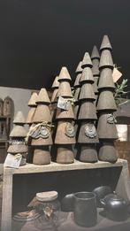 Houten kerstboom met sierraad, Ophalen of Verzenden