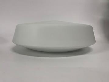 Vintage RZB plafonniere lamp wit opaalglas - diameter 35 cm beschikbaar voor biedingen
