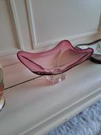 Kristallen roze gekleurde schaal, Antiek en Kunst, Antiek | Glas en Kristal, Ophalen