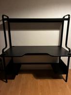 Zwart bureau - balck gaming desk, Huis en Inrichting, Bureaus, Ophalen, Zo goed als nieuw