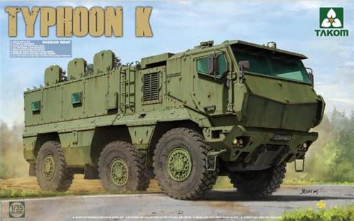 Takom 1:35 TYPHOON K – RUSSIAN MRAP, Hobby en Vrije tijd, Modelbouw | Auto's en Voertuigen, Nieuw, Truck, 1:32 tot 1:50, Overige merken