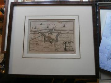 Z.O Gravure,Plain du fort Philippine Zeeuws Vlaanderen  beschikbaar voor biedingen