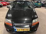 Chevrolet Kalos 1.2 3D 2006 Zwart, Auto's, Chevrolet, Origineel Nederlands, Te koop, 5 stoelen, Benzine